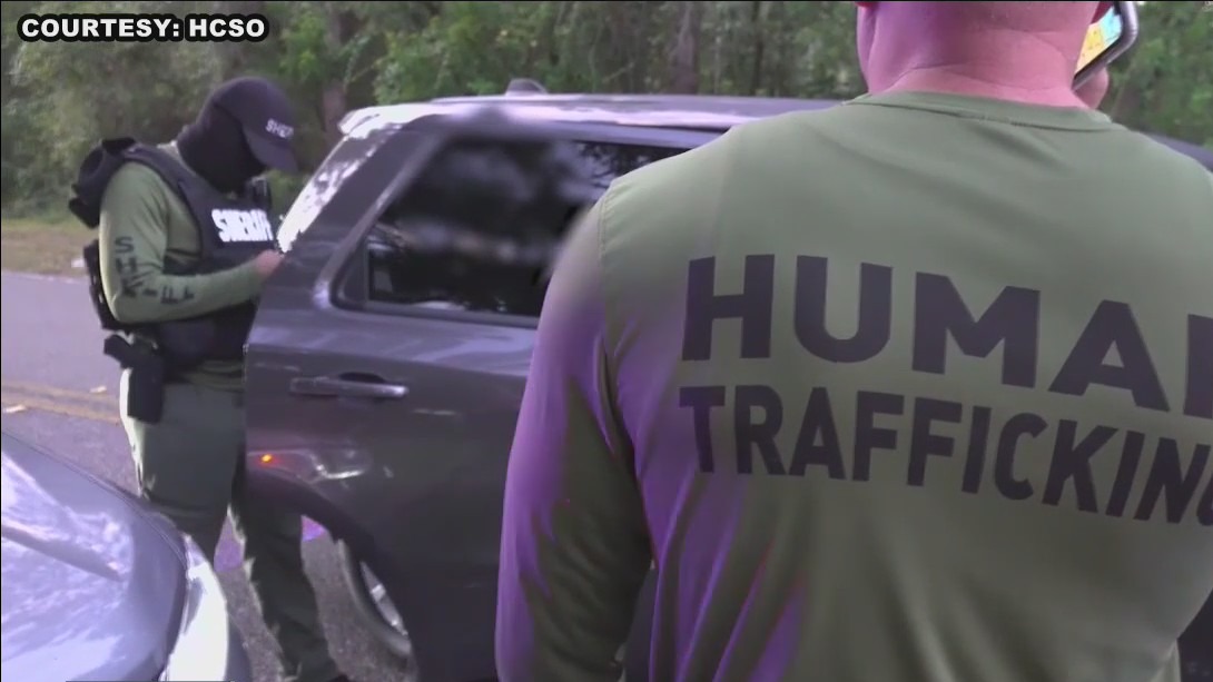 Women rescued in human trafficking bust